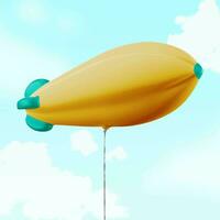 Advertising Balloon 3D Render photo