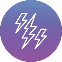 Lightning Vector Icon
