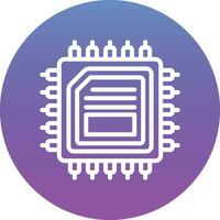 CPU Processor Vector Icon