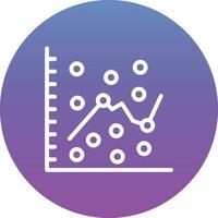 Scatter Plot Vector Icon