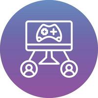 Game Viewers Vector Icon