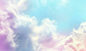 sky background with pastel gradients photo