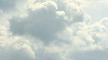 background photo of white clouds and blue sky