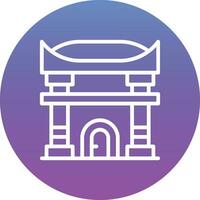 Torii Gate Vector Icon