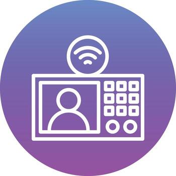 intercomunicador vector icono