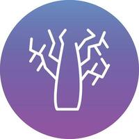 Dry Tree Vector Icon