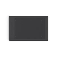 Touch empty display with blank screen isolated on white background for ads black photo