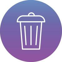 Trash Can Vector Icon