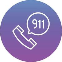 Call 911 Vector Icon