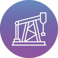 Drilling Oil Vector Icon