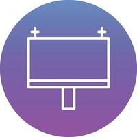 Billboard Vector Icon