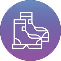 Electrician Boots Vector Icon