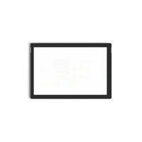 Tablet empty display with blank screen isolated on white background for ads - Horizontal photo
