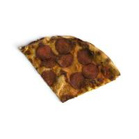 Pizza sliced isolated on white background transparent vagetable photo