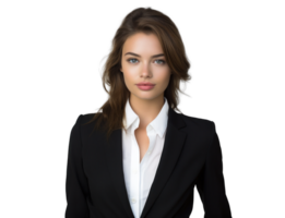 AI generated Confident Young Businesswoman Portrait png