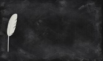 pluma blanco chawk textura fondo de pantalla aislado negro antecedentes foto