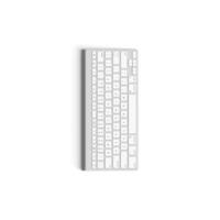 Wireless keyboard isolated on white background high quality image photo