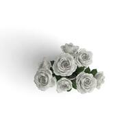 White Rose Bouquet group of some sweet flowers for graphical uses photo