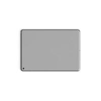 Tablet empty display with blank screen isolated on background for ads silver front horizontal Space Gray - Back - Horizontal photo