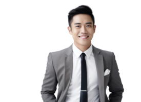 AI generated Confident Asian Businessman Portrait png