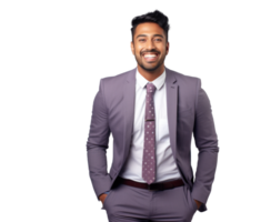 AI generated Confident Indian Businessman Portrait png