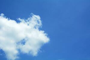 Blue sky background with clouds. photo