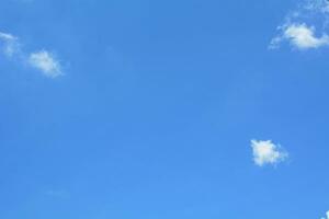 Blue sky background with clouds. photo