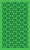 Flat green leaf pattern background. Leaf pattern fabric design. Foliage pattern home decoration vector