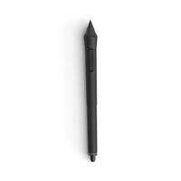 Artist pen black isolated on white background top view photo