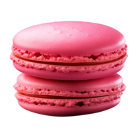 AI generated macaroon isolated on a transparent background, cut out png