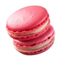 AI generated macaroon isolated on a transparent background, cut out png