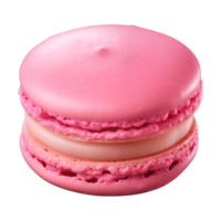 AI generated macaroon isolated on a transparent background, cut out png