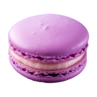 ai gerado macaroon isolado em uma transparente fundo, cortar Fora png