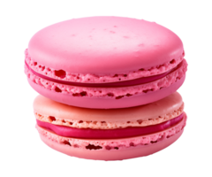 AI generated macaroon isolated on a transparent background, cut out png