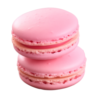 AI generated macaroon isolated on a transparent background, cut out png