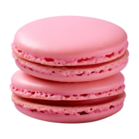 AI generated macaroon isolated on a transparent background, cut out png