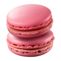 AI generated macaroon isolated on a transparent background, cut out png