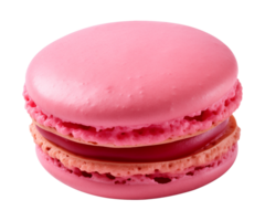 AI generated macaroon isolated on a transparent background, cut out png