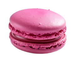 AI generated macaroon isolated on a transparent background, cut out png