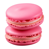 AI generated macaroon isolated on a transparent background, cut out png