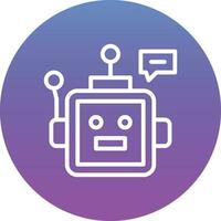 Chat Bot Vector Icon