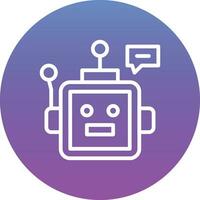 Chat Bot Vector Icon