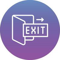 Fire Exit Vector Icon