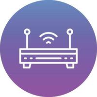 Wireless Router Vector Icon