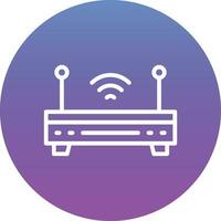 Wireless Router Vector Icon