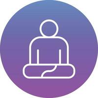 Meditation Vector Icon