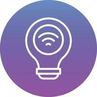 Smart Bulb Vector Icon