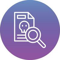 Crime File Vector Icon