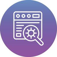 Website Bug Vector Icon