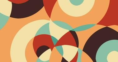 abstract colorful vintage retro 70s 80s background vector